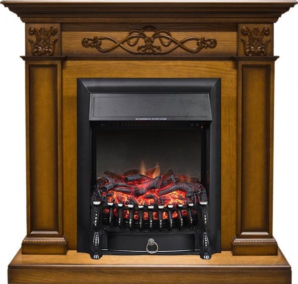 Декоративные электрические камины ROYAL FLAME Verona с очагом Aspen Black дуб антик