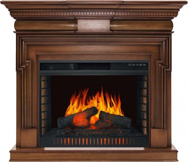 Декоративные электрические камины ROYAL FLAME Torino с очагом Vision 30 EF LED FX орех