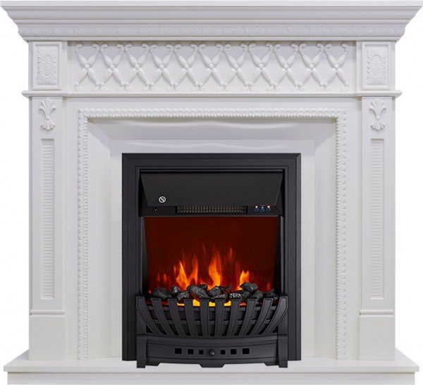 Декоративные электрические камины ROYAL FLAME Alexandria с очагом Aspen Black