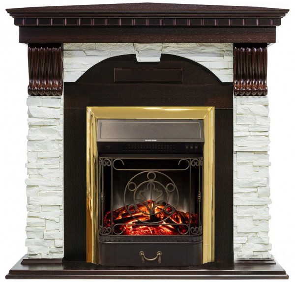 Декоративные электрические камины ROYAL FLAME Dublin арочный сланец угловой с очагом Majestic FX M