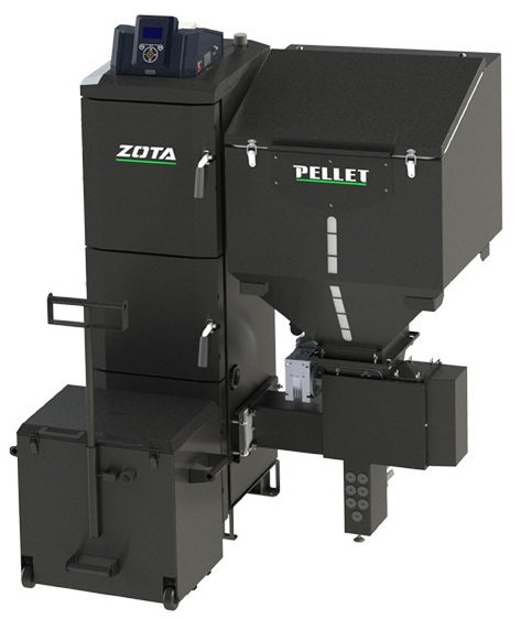 Пеллетный отопительный котёл ZOTA Pellet Black 65