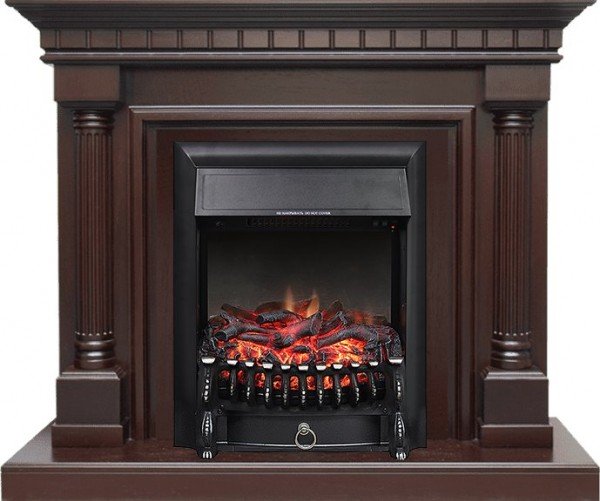Декоративные электрические камины ROYAL FLAME Dallas с очагом Fobos FX темный дуб