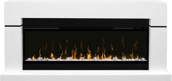 Декоративные электрические камины DIMPLEX Lindos с очагом Ignite XLF 50 белый