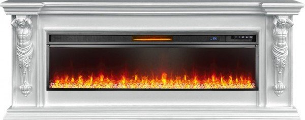 Декоративные электрические камины ROYAL FLAME Sparta 60 - Белый с очагом Vision 60 LED