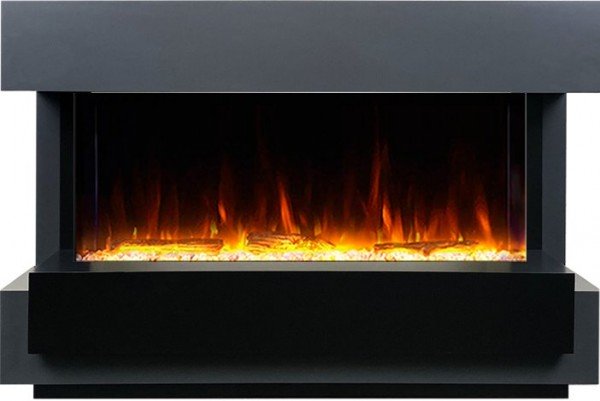 Декоративные электрические камины ROYAL FLAME Cube 36 - Серый графит с очагом Astra 36 RF