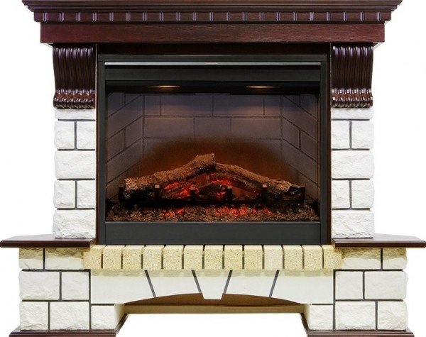 Декоративные электрические камины DIMPLEX Pierre Luxe угловой универсальный Symphony 2608