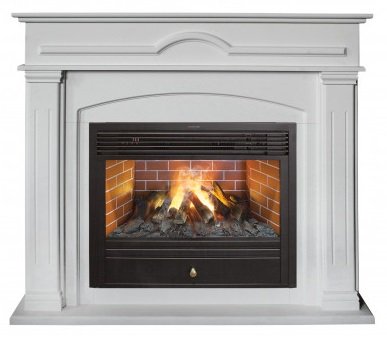 Декоративные электрические камины REAL FLAME Mirra 26 WT с очагом Novara 26 3D