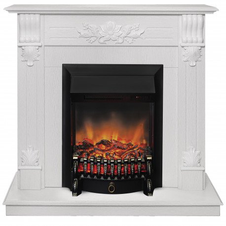 Декоративные электрические камины REAL FLAME Ottawa WT с очагом Fobos Lux BL S