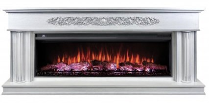 Декоративные электрические камины REAL FLAME Pasadena 52 WT с очагом Joker 52