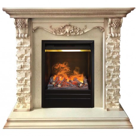 Декоративные электрические камины REAL FLAME Patricia WT c очагом 3D Olympic