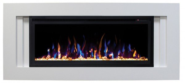 Декоративные электрические камины REAL FLAME STOCKHOLM 42 WT с очагом Beverly 1000