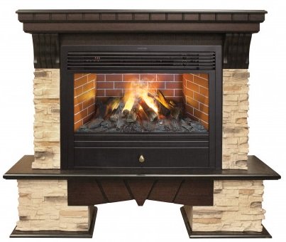 Декоративные электрические камины REAL FLAME Rockland 26 AO с Novara 26 3D