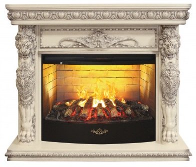 Декоративные электрические камины REAL FLAME Romano 33 WT с Firestar 33 3D