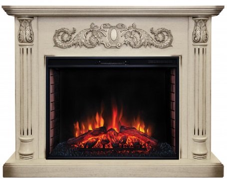 Декоративные электрические камины REAL FLAME Salford 33 WT с очагом Epsilon 33 S