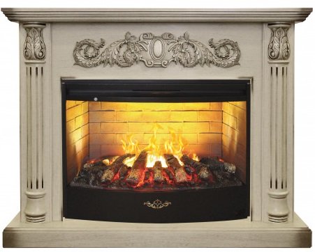 Декоративные электрические камины REAL FLAME Salford 33 WT с очагом FireStar 33 3D