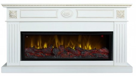 Декоративные электрические камины REAL FLAME SIENA 42 WT с очагом Beverly 1000