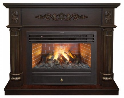 Декоративные электрические камины REAL FLAME Silvia 26 AO с очагом Novara 26 3D