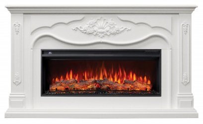 Декоративные электрические камины REAL FLAME VICTORIA 45 WT с очагом Joker 45