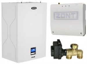 Электрический отопительный котёл ZOTA Миникотельная-SET МК-X Plus 9кВт (клапан ZOTA BPV+ZONT SMART 2.0+Адаптер OpenThermDIN)