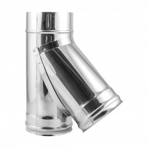 Одностенные трубы ФЕНИКС Тройник 180 мм (45 градусов) 0.5 мм