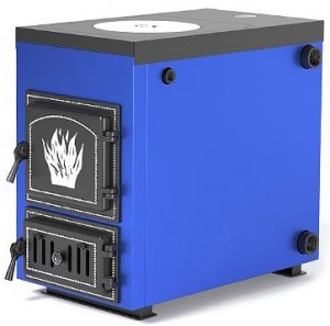 Твердотопливный котел отопления ВЕЗУВИЙ ЭЛЬБРУС-18П (с чугунной плитой)