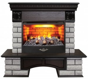 ������������ ������������� ����� REAL FLAME Country Lux Rock 25,5 AO c ������ FireStar 25,5 3D