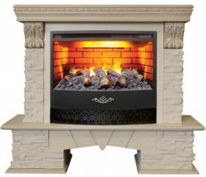 ������������ ������������� ����� REAL FLAME Rockland Lux 25,5 WT c ������ FireStar 25,5 3D