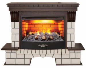 ������������ ������������� ����� REAL FLAME Stone 25,5 AO c ������ FireStar 25,5 3D