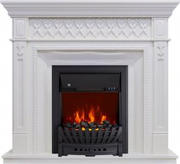 Декоративный электрический камин ROYAL FLAME Alexandria с очагом Aspen Black