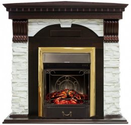 Декоративный электрический камин ROYAL FLAME Dublin арочный сланец угловой с очагом Majestic FX M