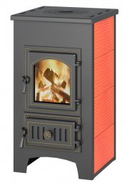 Печь камин ВЕЗУВИЙ ПК-01 (270) с плитой красн. 9 кВт