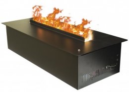 Очаг для электрического декоративного камина REAL FLAME 3D-электроочаг Cassette 630M 3D (муляж дров + черная панель)
