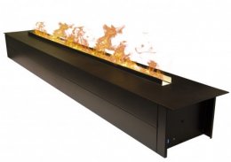 Очаг для электрического декоративного камина REAL FLAME 3D-электроочаг Cassette 1000 3D SP (черная панель)