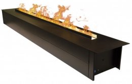 Очаг для электрического декоративного камина REAL FLAME 3D-электроочаг Line-S 150 3D Matte Black