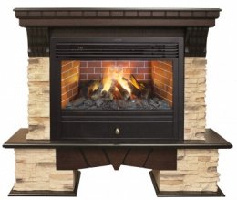 Декоративный электрический камин REAL FLAME Rockland 26 AO с Novara 26 3D