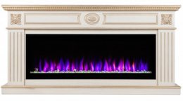 Декоративный электрический камин REAL FLAME Siena 50 WT с очагом Saphir 50