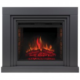 Декоративный электрический камин REAL FLAME Stanley 26 GR с очагом Epsilon 26 S IR